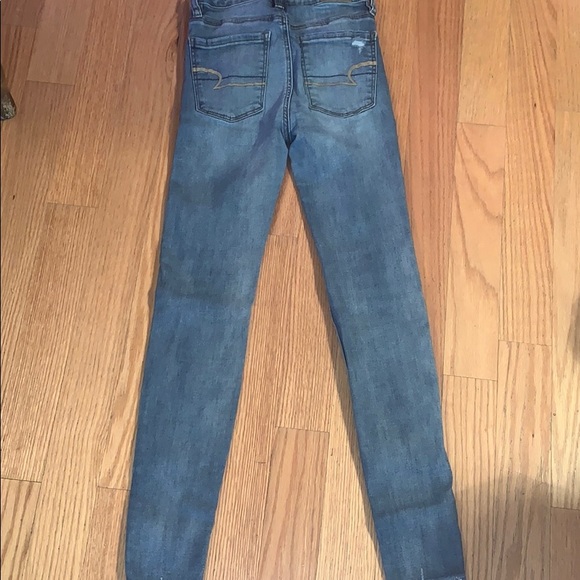 American Eagle Super Hi- Rise Jeggings 00 - Picture 2 of 7